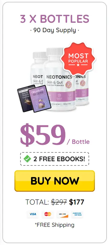 Neotonics 3 bottle price